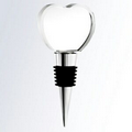 Optical Crystal Wine Stopper - Heart (Screened)